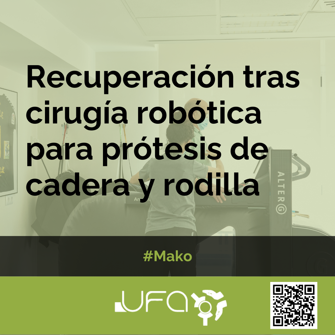 Foto noticia Rehabilitación tras cirugía robótica Mako